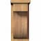 Ekena Millwork Del Monte Smooth Corbel w/Backplate, Western Red Cedar, 7 1/2"W x 12"D x 16"H COR08X12X16DEL01SWR - alternate 3